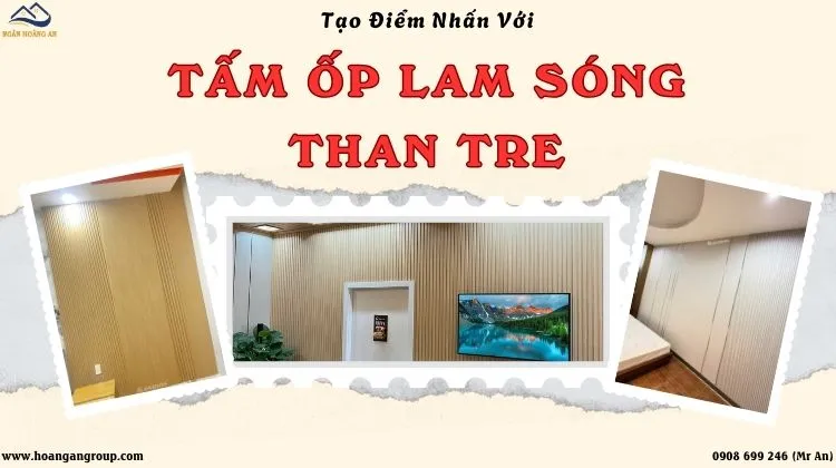 Tạo Điểm Nhấn Với Tấm Ốp Lam Sóng Than Tre – Xu Hướng Nội Thất