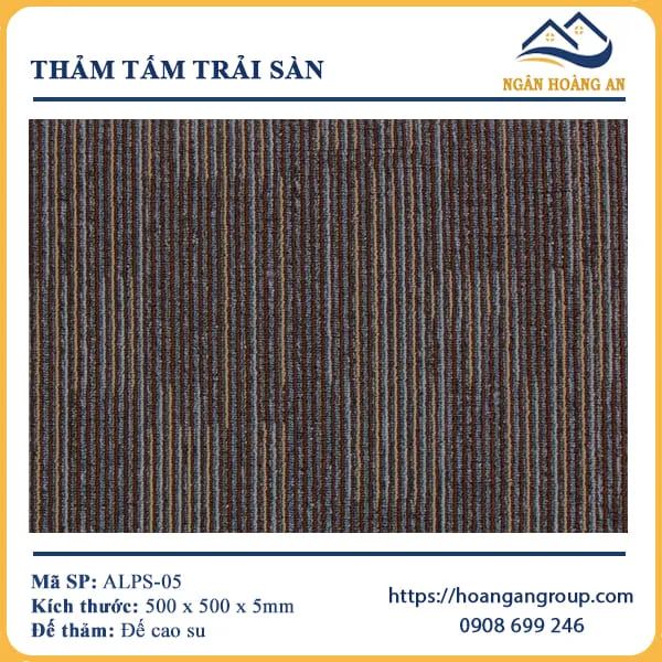 Thảm Tấm Trải Sàn Văn Phòng ALPS 05 Thảm Tấm Trải Sàn Văn Phòng ALPS 05