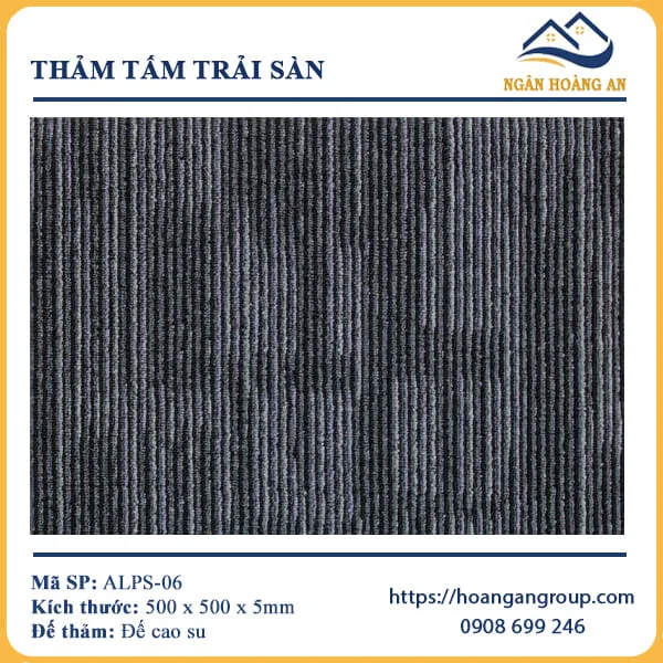 Thảm Tấm Trải Sàn Văn Phòng ALPS 06 Thảm Tấm Trải Sàn Văn Phòng ALPS 06