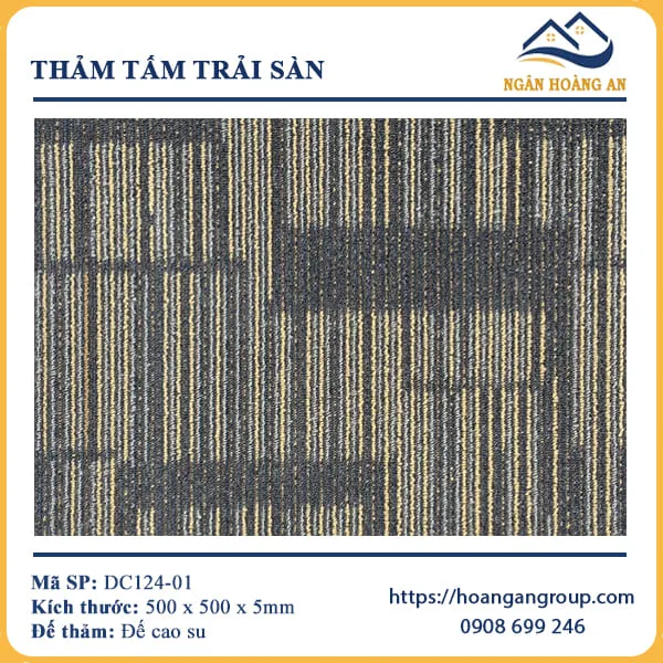 Thảm Tấm Trải Sàn Văn Phòng DC124-01 Thảm Tấm Trải Sàn Văn Phòng DC124-01