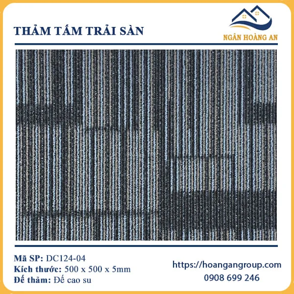 Thảm Tấm Trải Sàn Văn Phòng DC124-04 Thảm Tấm Trải Sàn Văn Phòng DC124-04