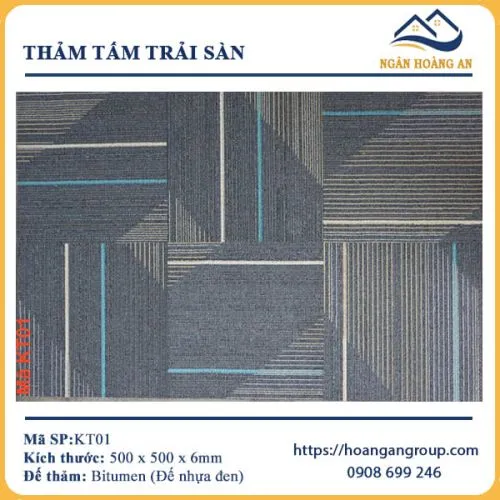Thảm Tấm Trải Sàn Văn Phòng KT 01