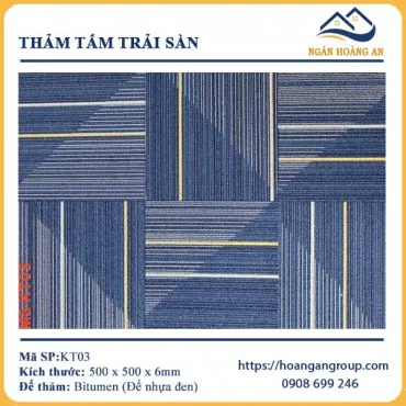 Thảm Tấm Trải Sàn Văn Phòng KT 03