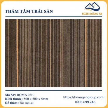 Thảm Tấm Trải Sàn Văn Phòng Roma 03B