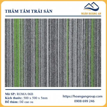 Thảm Tấm Trải Sàn Văn Phòng Roma 06B
