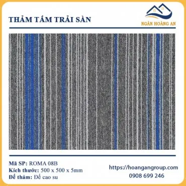 Thảm Tấm Trải Sàn Văn Phòng Roma 08B