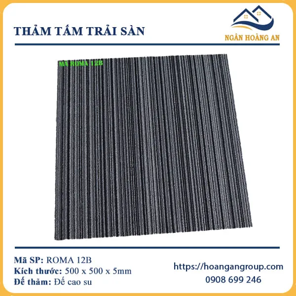 Thảm Tấm Trải Sàn Văn Phòng Roma 12B