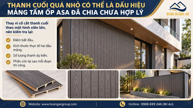 Thanh Cuối Quá Nhỏ Có Thể Là Dấu Hiệu Mảng Tấm Ốp ASA Đã Chia Chưa Hợp Lý Thanh Cuối Quá Nhỏ Có Thể Là Dấu Hiệu Mảng Tấm Ốp ASA Đã Chia Chưa Hợp Lý