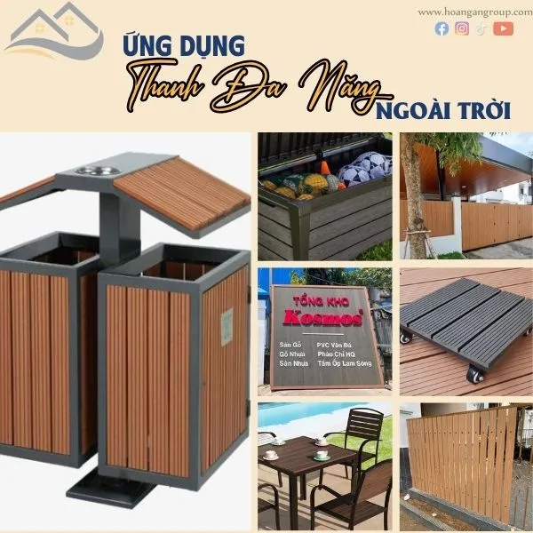 Những Ứng Dụng Của Thanh Đa Năng Gỗ Nhựa Ngoài Trời