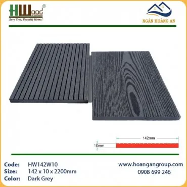 Thanh Lam Đa Năng Gỗ Nhựa Ngoài Trời Hwood HW142W10 Dark Grey