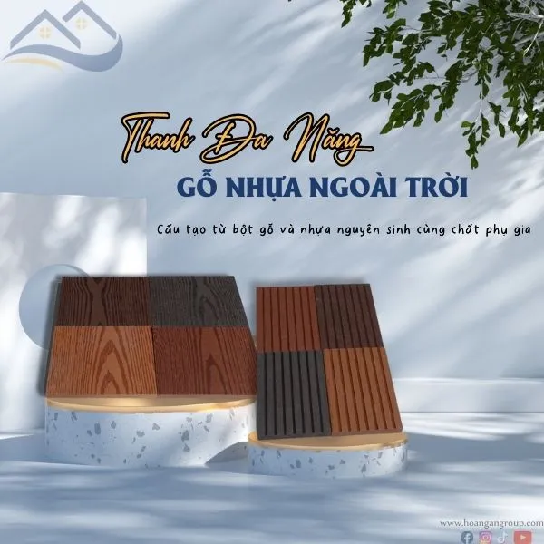 Thanh Lam Đa Năng Gỗ Nhựa Có Hai Loại Bản To Và Bản Nhỏ