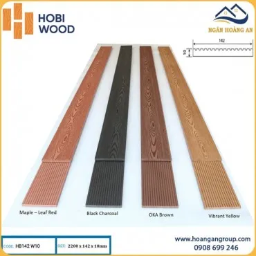 Thanh Lam Đa Năng Gỗ Nhựa Ngoài Trời Hobi Wood HB142W10