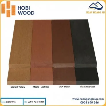 Thanh Lam Đa Năng Gỗ Nhựa Ngoài Trời Hobi Wood HB70W15
