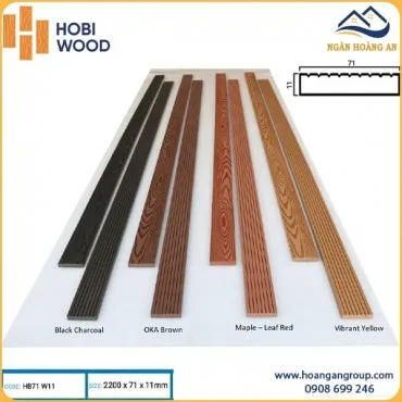 Thanh Đa Năng Gỗ Nhựa Ngoài Trời Hobi Wood HB71W11
