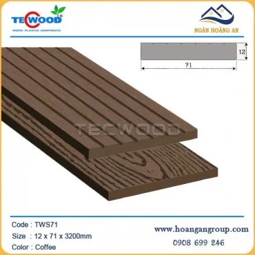 Thanh Lam Đa Năng Gỗ Nhựa Tecwood TWS71 Coffee