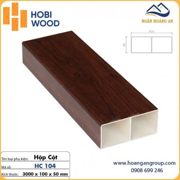 Thanh Lam Trang Trí Nhựa Giả Gỗ Hobi Wood 100x50 HC104