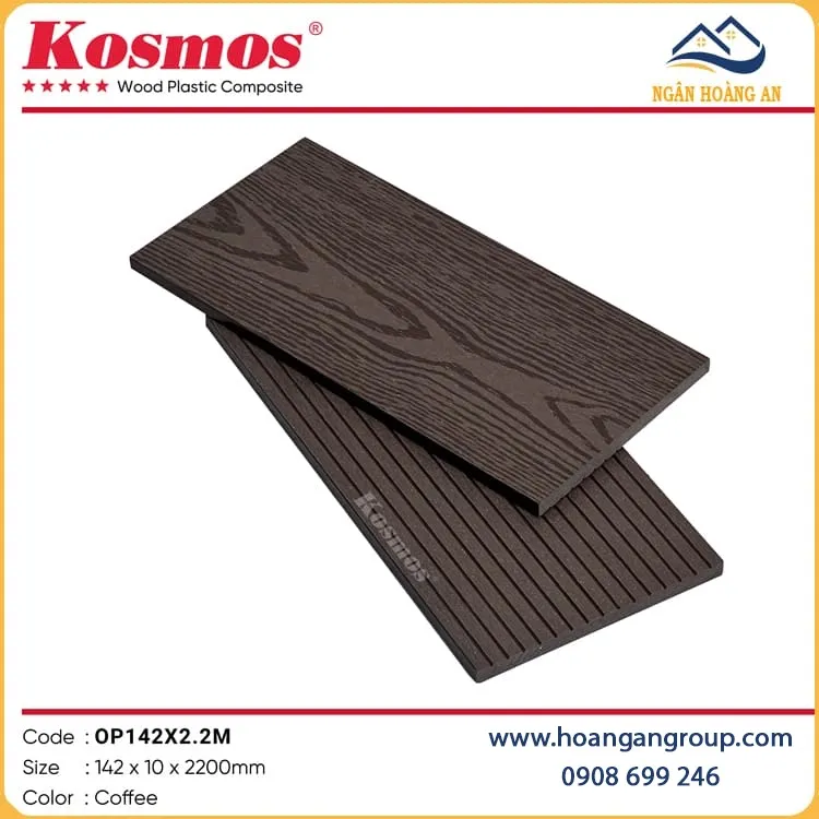 Thanh Lam Đa Năng Gỗ Nhựa Kosmos OP142 Coffee
