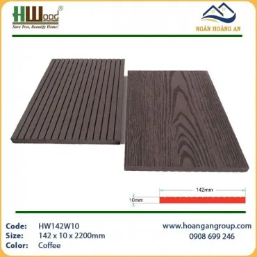 Thanh Lam Đa Năng Gỗ Nhựa Hwood HW142W10 Coffee