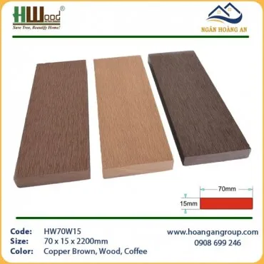Thanh Lam Đa Năng Gỗ Nhựa Trang Trí Hwood HW70W15