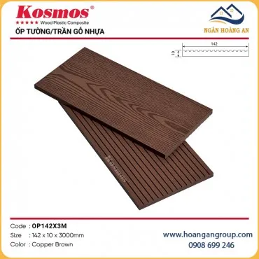 Thanh Lam Đa Năng Gỗ Nhựa Ngoài Trời Kosmos OP142X3M Copper Brown
