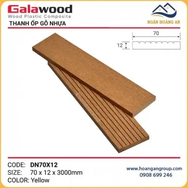 Thanh Đa Năng Gỗ Nhựa Ngoài Trời Galawood DN70X12 Yellow