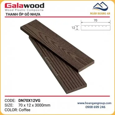 Thanh Đa Năng Gỗ Nhựa Ngoài Trời Galawood DN70X12VG Coffee