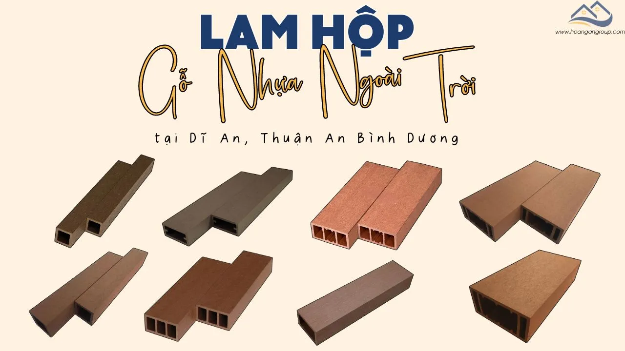 Thanh Lam Gỗ Nhựa Composite Ngoài Trời Tại Dĩ An, Thuận An Bình Dương