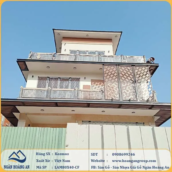 Công Trình Giàn Lam Trang Trí Tại Bình Chánh