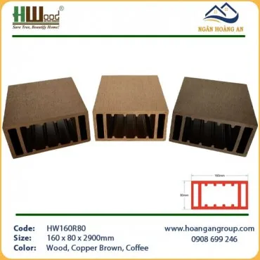 Thanh Lam Hộp Gỗ Nhựa Ngoài Trời Hwood HW160R80