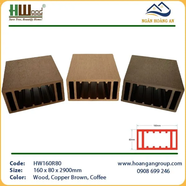 Thanh Lam Hộp Gỗ Nhựa Ngoài Trời HWood