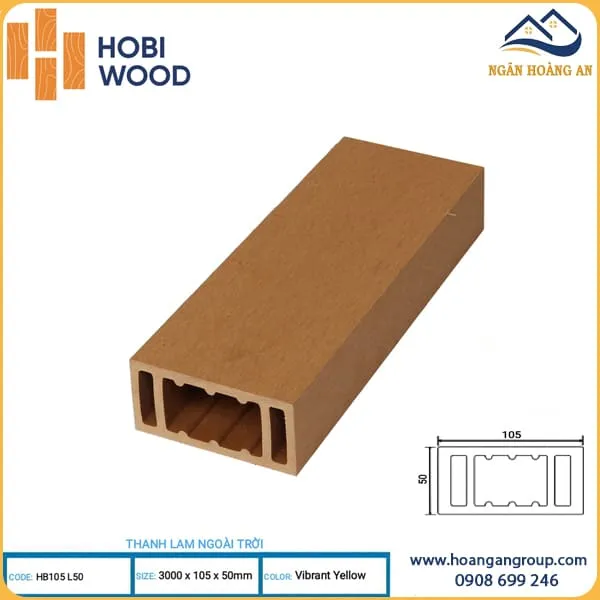Thanh Lam Hộp Gỗ Nhựa Ngoài Trời Hobi Wood