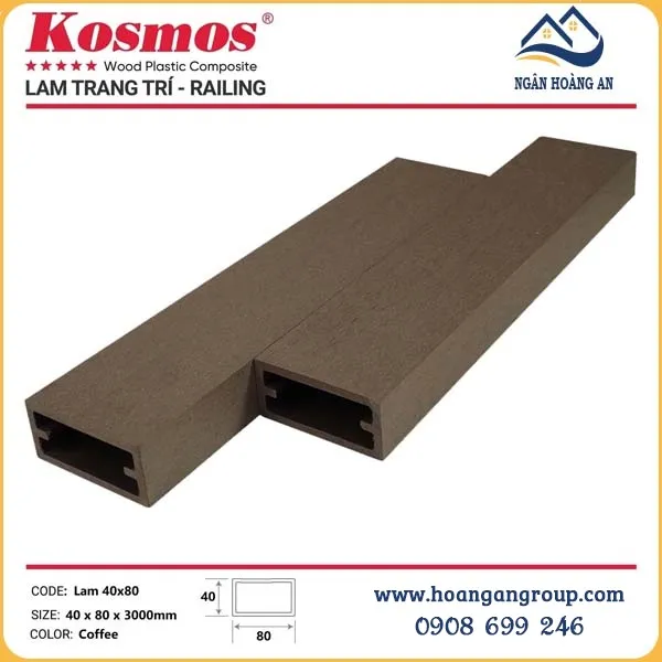Thanh Lam Gỗ Nhựa Trang Trí Ngoài Trời Kosmos Quận 7 TPHCM Thanh Lam Gỗ Nhựa Trang Trí Ngoài Trời Kosmos Quận 7 TPHCM