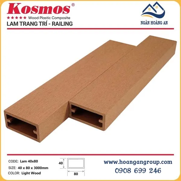 Thanh Lam Gỗ Nhựa Trang Trí Ngoài Trời Kosmos Quận 4 TPHCM Thanh Lam Gỗ Nhựa Trang Trí Ngoài Trời Kosmos Quận 4 TPHCM