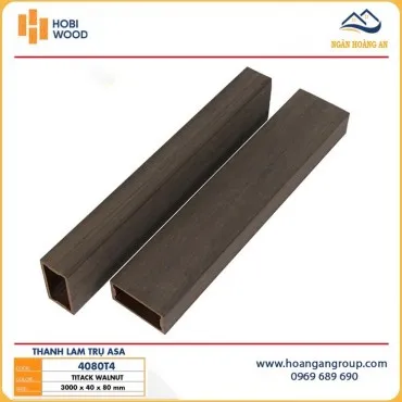 Thanh Lam Hộp Che Nắng Gỗ Nhựa Phủ ASA Hobiwood 4080T4