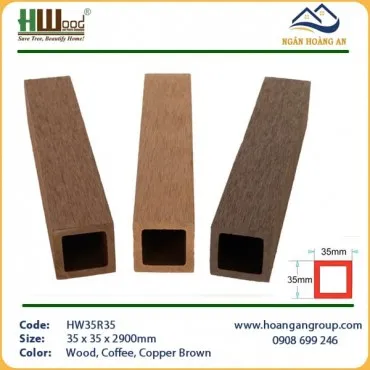 Thanh Lam Hộp Gỗ Nhựa Ngoài Trời Hwood HW35R35