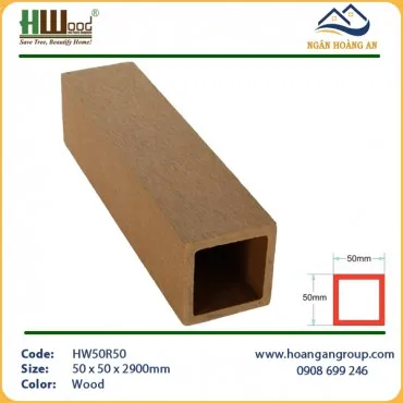 Thanh Lam Che Nắng Gỗ Nhựa Ngoài Trời Hwood HW50R50 Wood