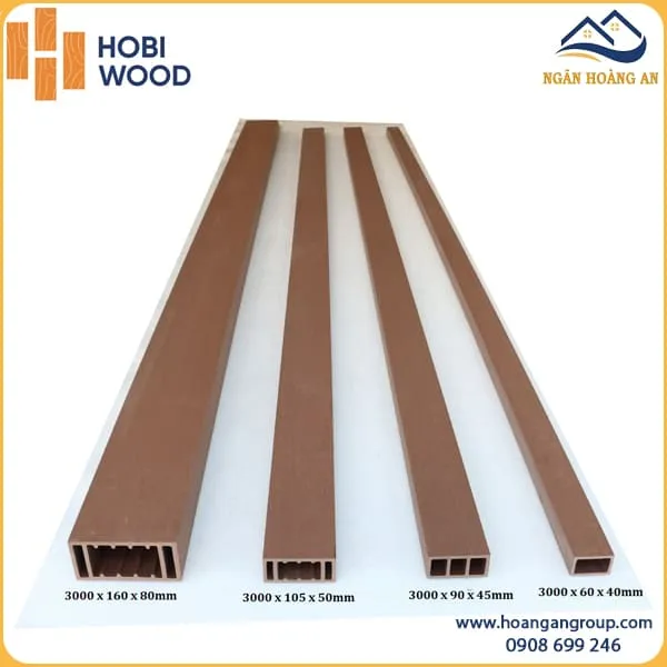 Thanh Lam Hộp Gỗ Nhựa Ngoài Trời Hobi Wood Oka Brown Thanh Lam Hộp Gỗ Nhựa Ngoài Trời Hobi Wood Oka Brown
