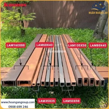 Thanh Lam Hộp Trang Trí Gỗ Nhựa Ngoài Trời Kosmos