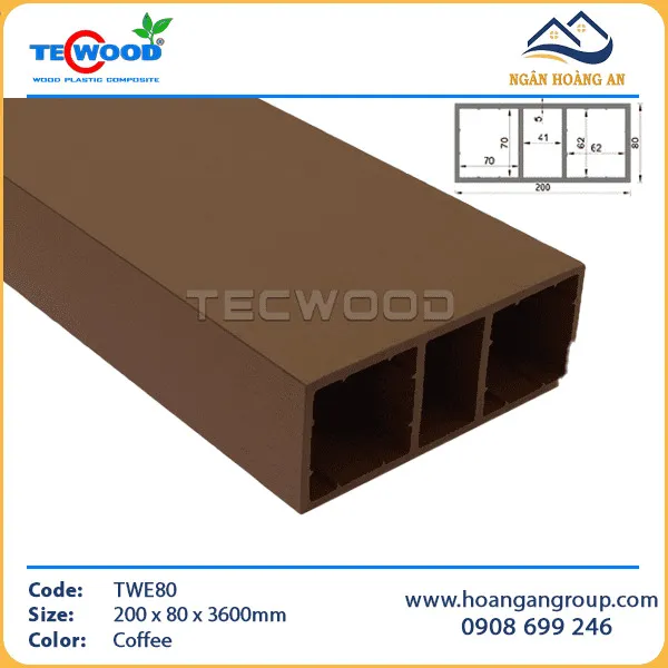 Thanh Lam Hộp Gỗ Nhựa Ngoài Trời TecWood