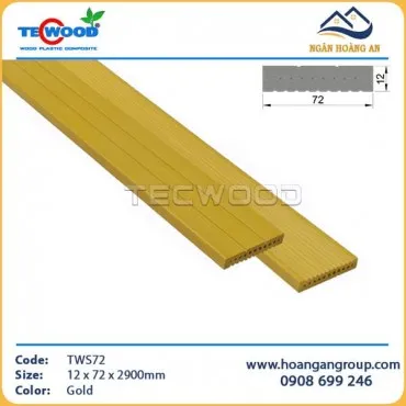 Thanh Lam Hộp Gỗ Nhựa Ngoài Trời TecWood TWS72 Gold