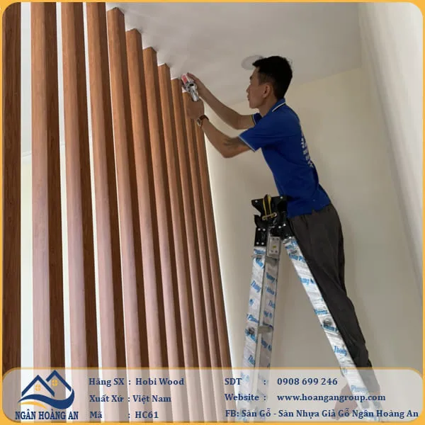 Thanh lam Trang Trí Nhựa Giả Gỗ Hobi Wood HC61 Tại Gò Vấp TPHCM Thanh lam Trang Trí Nhựa Giả Gỗ Hobi Wood HC61 Tại Gò Vấp TPHCM