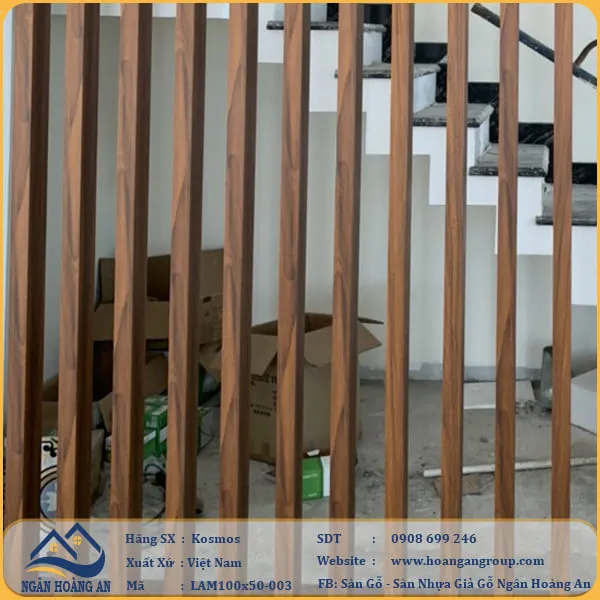 Trang Trí Vách Ngăn Thanh Lam Hộp Kosmos LAM100x50-003 Tại Cần Giờ