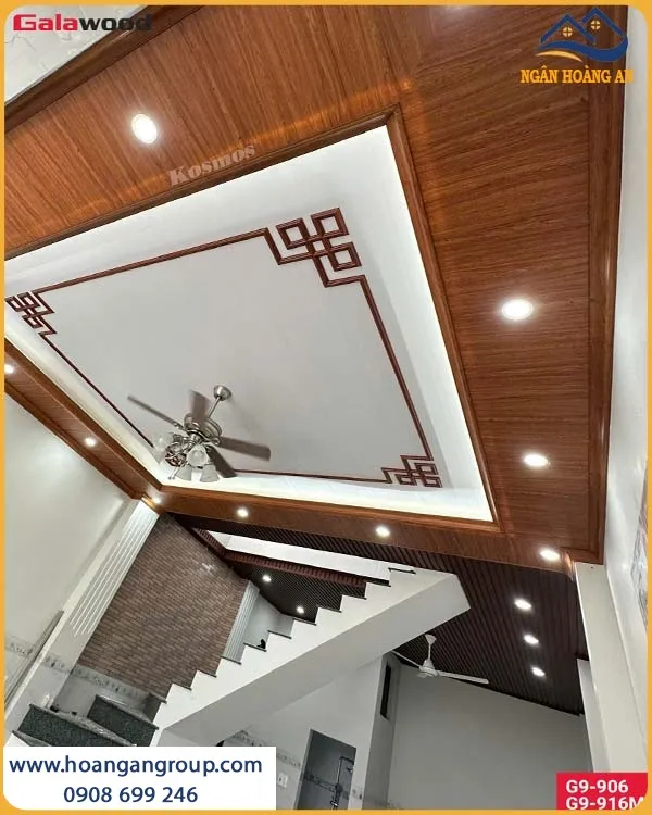 Ốp Trần Bằng Tấm Ốp Nano Màu Trắng Tạo Điểm Nhấn Cho Không Gian Ốp Trần Bằng Tấm Ốp Nano Màu Trắng Tạo Điểm Nhấn Cho Không Gian