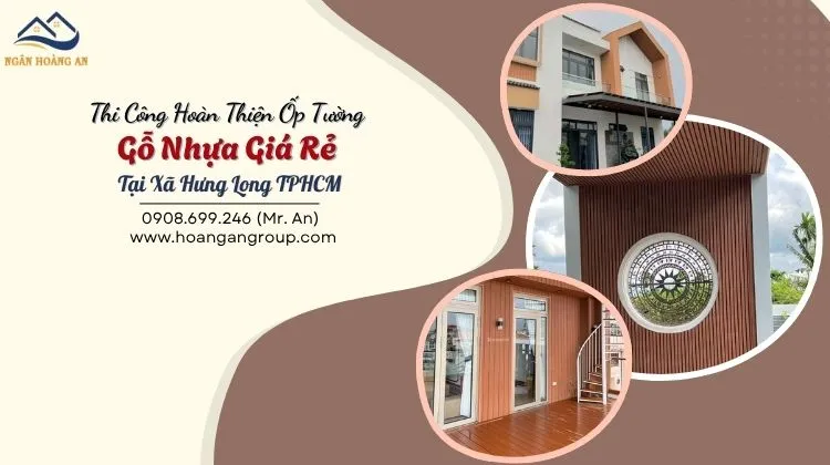 Thi Công Hoàn Thiện Ốp Tường Gỗ Nhựa Giá Rẻ Tại Xã Hưng Long TPHCM Thi Công Hoàn Thiện Ốp Tường Gỗ Nhựa Giá Rẻ Tại Xã Hưng Long TPHCM