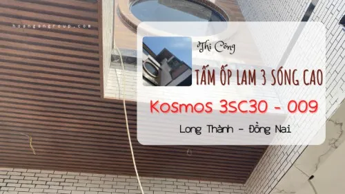 Ốp Trần Nhựa Lam 3 Sóng Cao Kosmos 3SC30-009 Tại Long Thành Đồng Nai