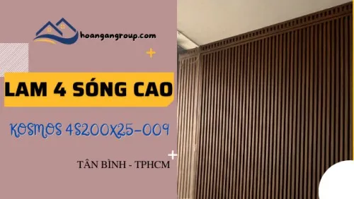 Thi Công Lam 4 Sóng Cao Kosmos 4S200X25-009 Tại Tân Bình TPHCM