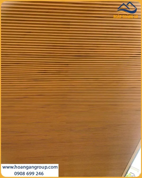 Thi Công Ốp Trần Lam Sóng Phủ ASA Hobiwood Chống Cháy Lan, An Toàn Thi Công Ốp Trần Lam Sóng Phủ ASA Hobiwood Chống Cháy Lan, An Toàn