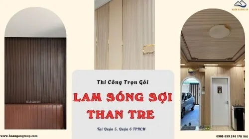 Thi Công Lam Sóng Sợi Than Tre Trọn Gói Tại Quận 5, Quận 6 TPHCM
