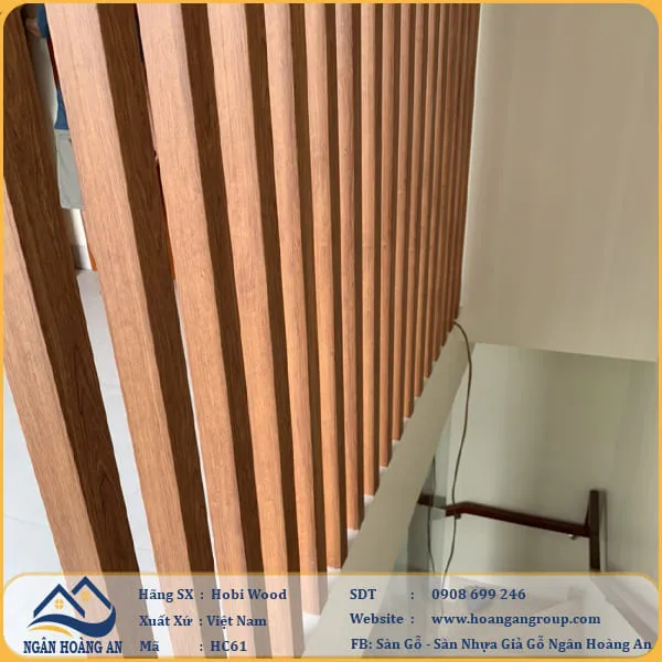 Thanh lam Trang Trí Nhựa Giả Gỗ Hobi Wood HC61 Tại Gò Vấp TPHCM Thanh lam Trang Trí Nhựa Giả Gỗ Hobi Wood HC61 Tại Gò Vấp TPHCM