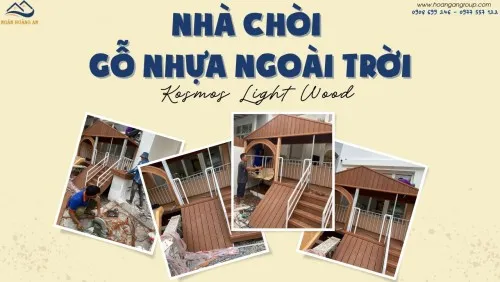 Thi Công Nhà Chòi Gỗ Nhựa Ngoài Trời Kosmos Tại Quận 7 TPHCM